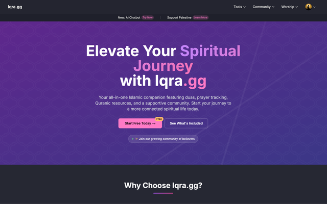 Iqra, an Islamic learning mobile app built by Levara